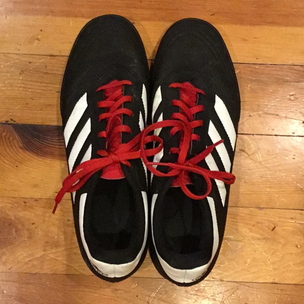 Men’s Adidas turf soccer cleats.